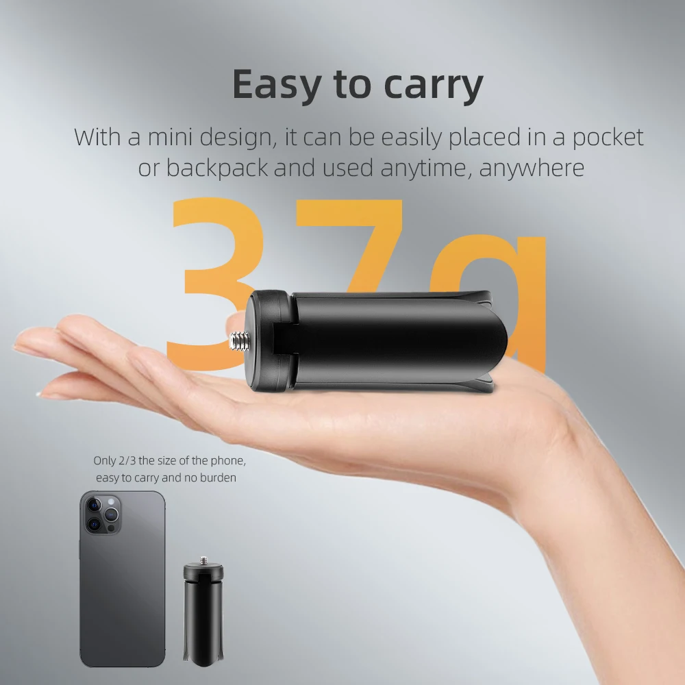 حامل ثلاثي كاميرا صغير قابل للتمديد من BRDRC لـ DJI Pocket 3/Insta360 X5/GO Ultra ملحقات مقبض قبضة سطح المكتب كاميرا ويب ترايبود