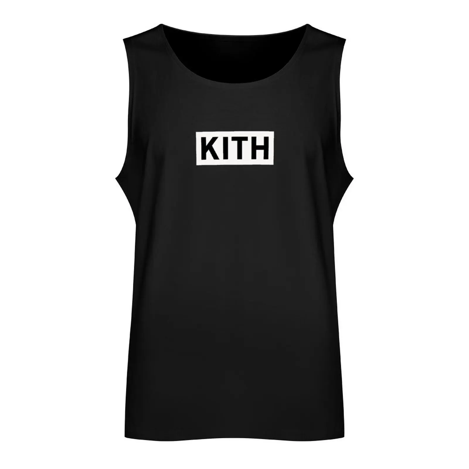 Kith Large White BOGO Tank Top Japanese t-shirt Vest for boy