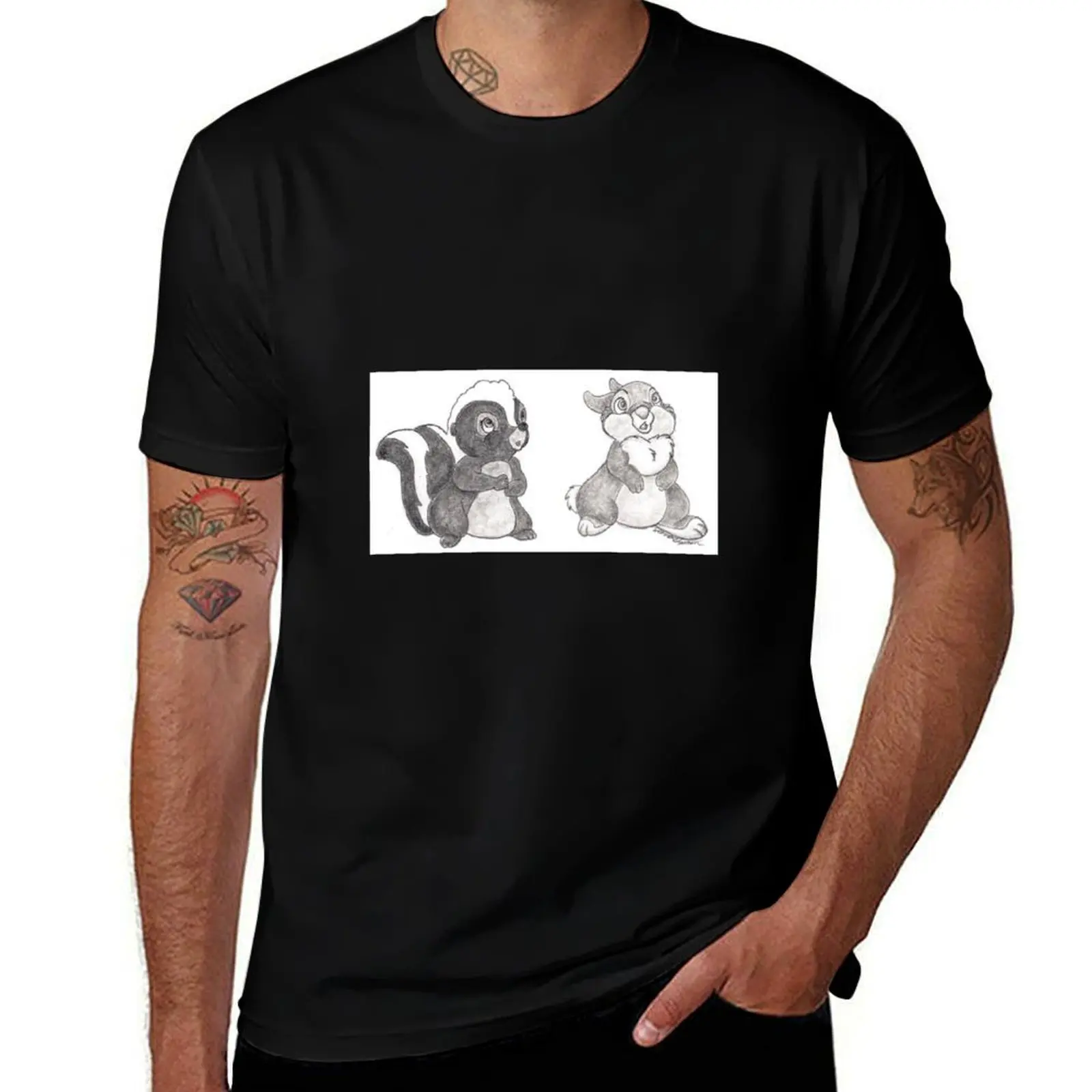 

Flower and Thumper T-Shirt Breathable Workout Short Sleeve Top