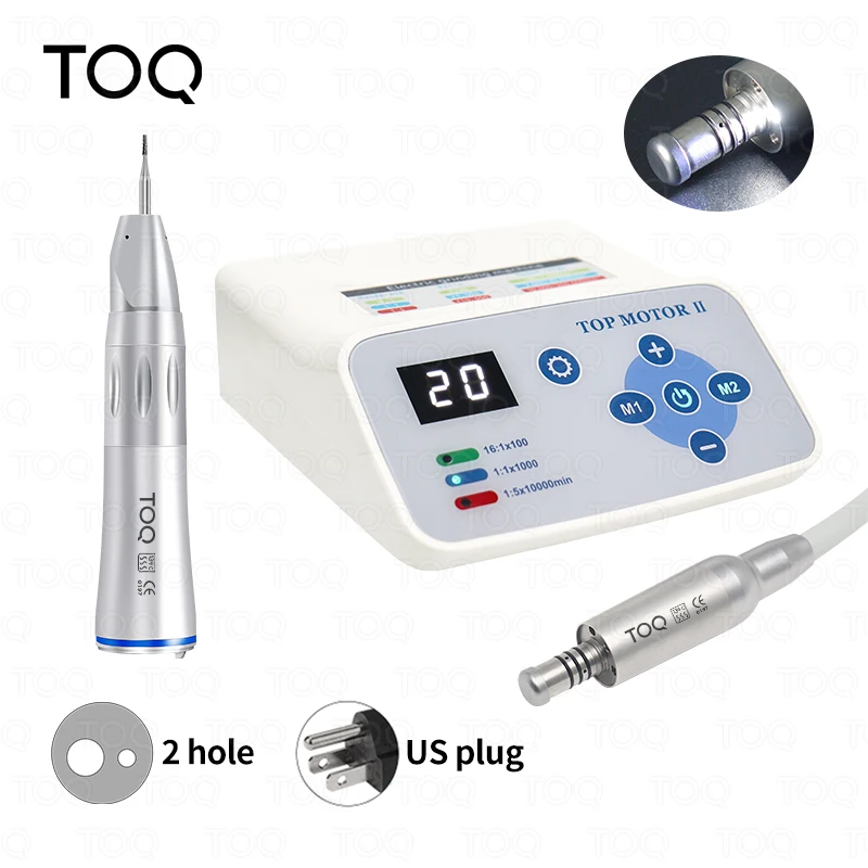 Dental Bürstenlosen Led Micro Motor Elektrische Maschine Set Interne Wasser Spray E-typ Contra Winkel Handstück Klinische Ausrüstung