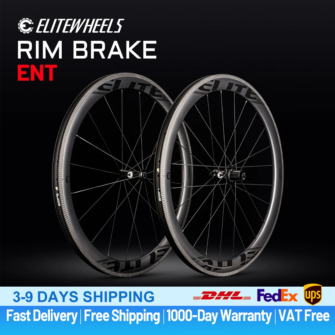 ELITEWHEELS 700C Rennrad-Laufräder UD-Finish UCI-Qualität Carbon-Felge Tubeless Ready Pillar Nipple 1423 Speichen Rennrad-Laufradsatz