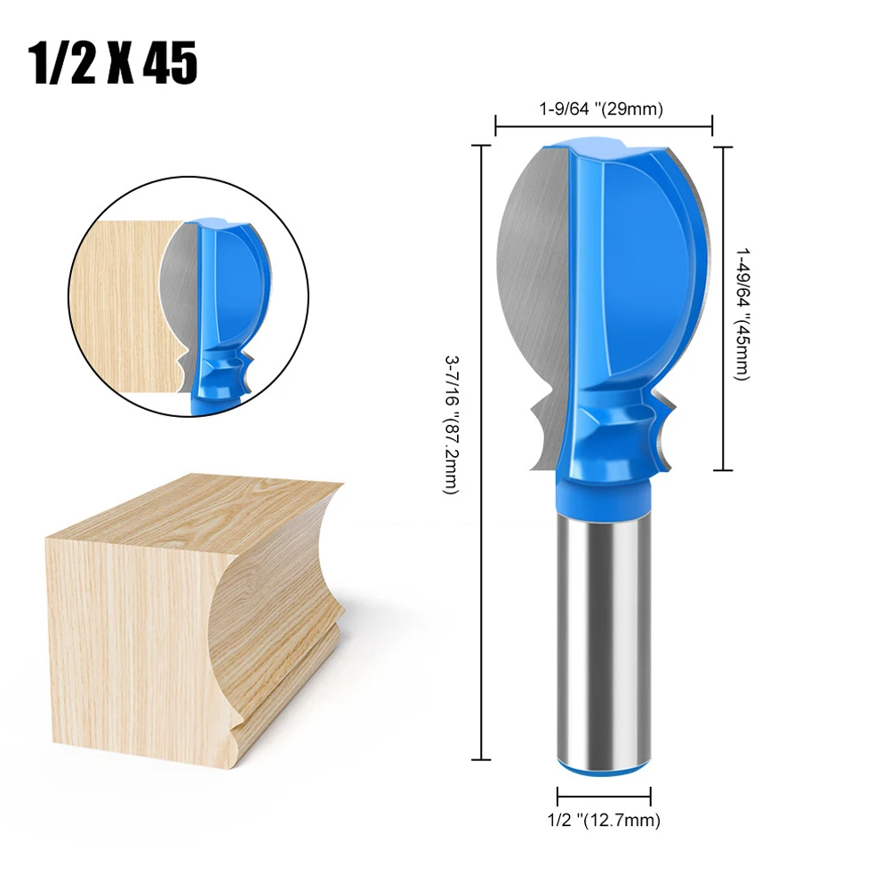 12 Inch Special Shaped Milling Cutter with Alloy Handle Perfect for Routers and Engraving Machines in Woodworking Projects