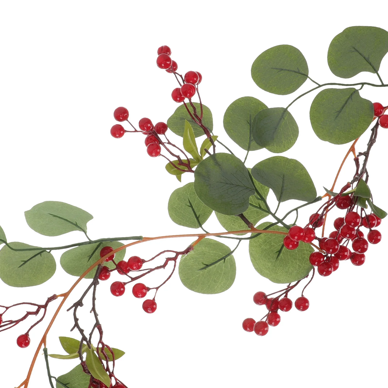 

Simulation Red Berry Vine Fake Eucalyptus Hanging Vine for Wedding Party Wall Door Decor Artificial Plant Garland Decoration
