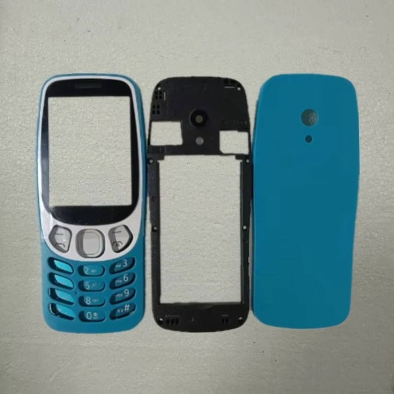 Full Phone Housing Cover Case for Nokia 3210 4G 2024 TA-1619 TA-1618 TA-1732 with English Keypad