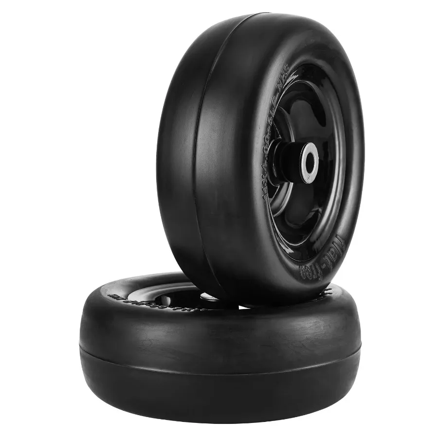 

Lawn Mower Tires with Rim, 11x4-7 Tubeless Tractor Tires, 2-Pack Tire and Wheel Assemby, Flat-free PU Tire, 3.4 Centered Hub,