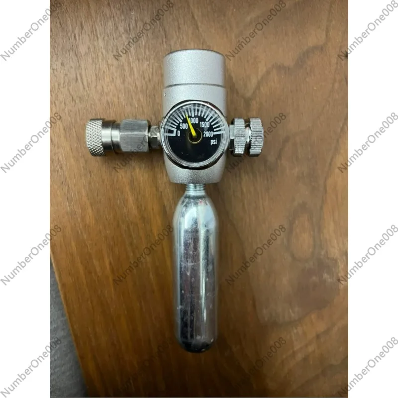 

Pneumatic Coffee Machine CO2 Pressure Regulator, Portable Camping Espresso Maker with Controllable Pre-infusion & Pressure Gauge