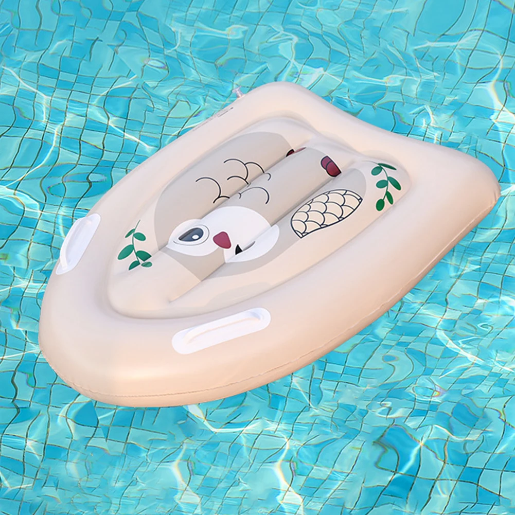 Zeesurfen Wakeboard met handgrepen Zwemmen Drijvende Mat PVC Opvouwbare strandsurfplank voor kinderen Zomer Waterplezier Spelen