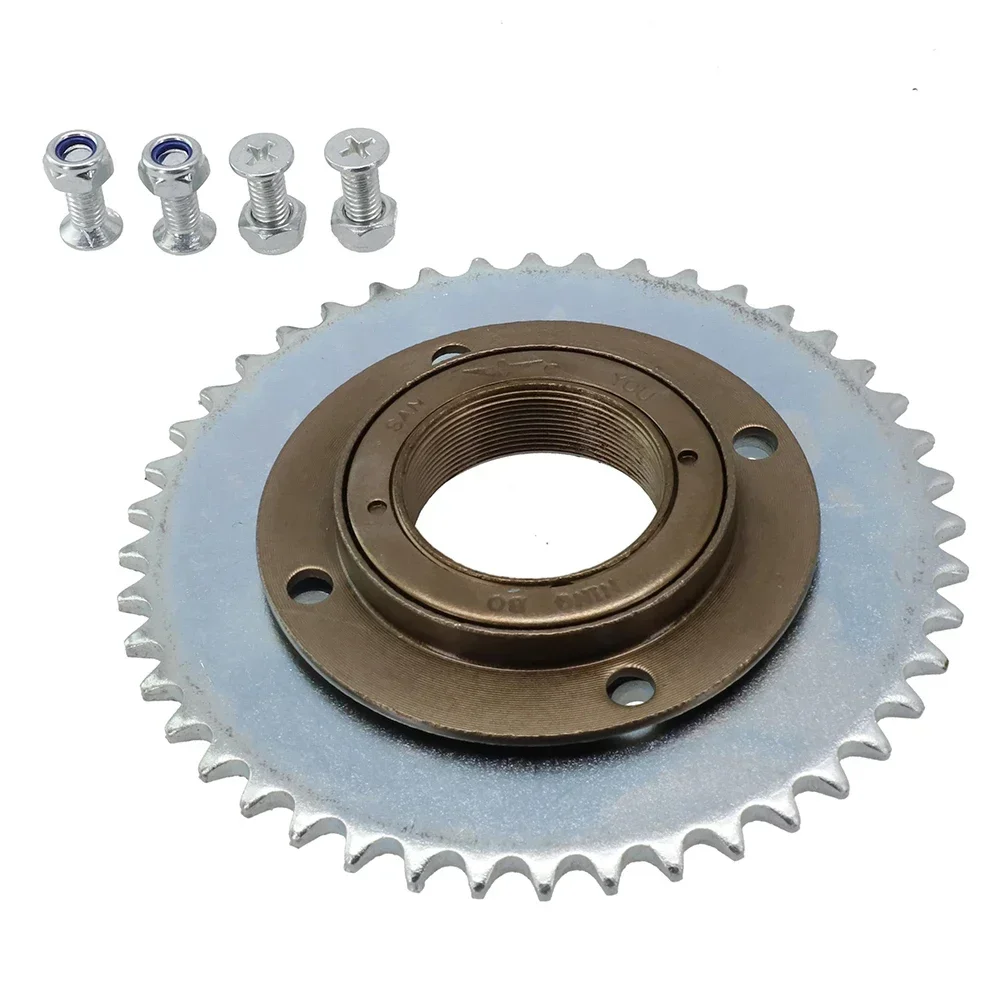 High Quality Mini Motorcycle Electric Scooter Scooter Rear Wheel T8F 44T 4 Hole Sprocket Chain Drive Gear Freewheel Adapter