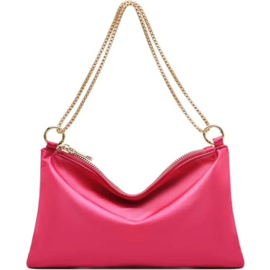 

Женская вечерняя сумочка-клатч Oscarurt из атласа на плечо для выпускного, помолвки, коктейльной вечеринки, свадьбы