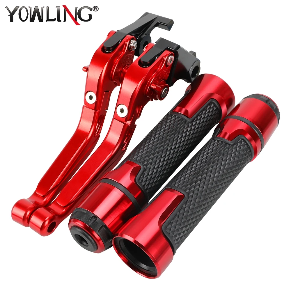 

NC 700X Motorcycle Folding Extendable Adjustable Brake Clutch Levers Handbar End Grips FOR HONDA NC700X 2012 2013 2014 2015