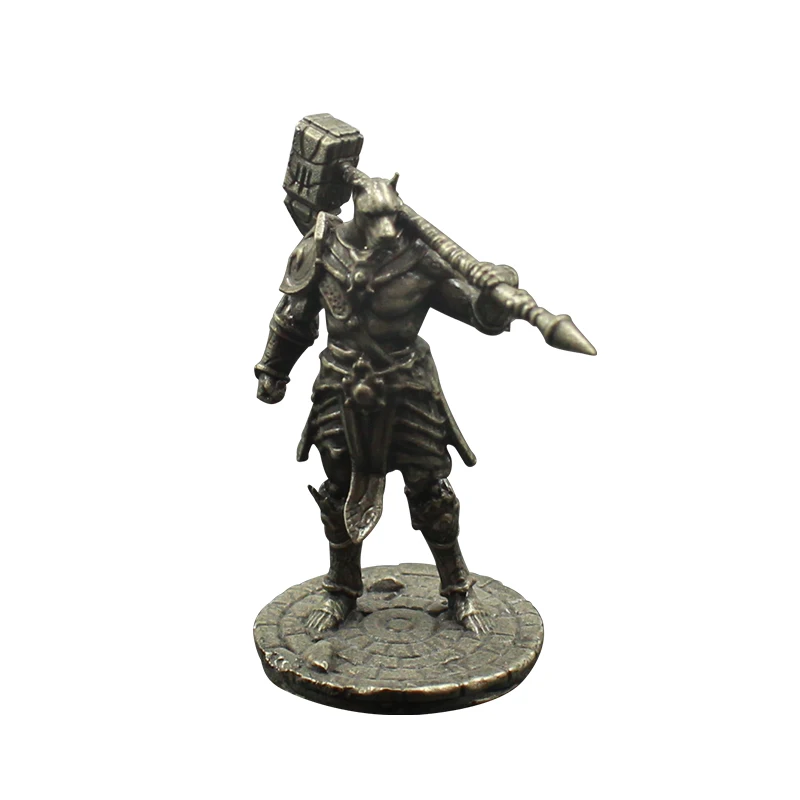 Figurki żołnierzy Orcish Horde, model z wysokiej jakości miedzi, zabawki, element do gry planszowej, ozdoba do wnętrza samochodu, akcesoria, figurka