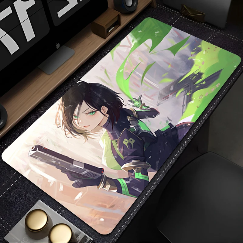 

Valorant Viper Mouse Pad Sexy Girl Anime Keyboard Rug Laptop Green Snake Gaming Mousepad PC Gamer Cabinet Desk Mat Kawaii Carpet