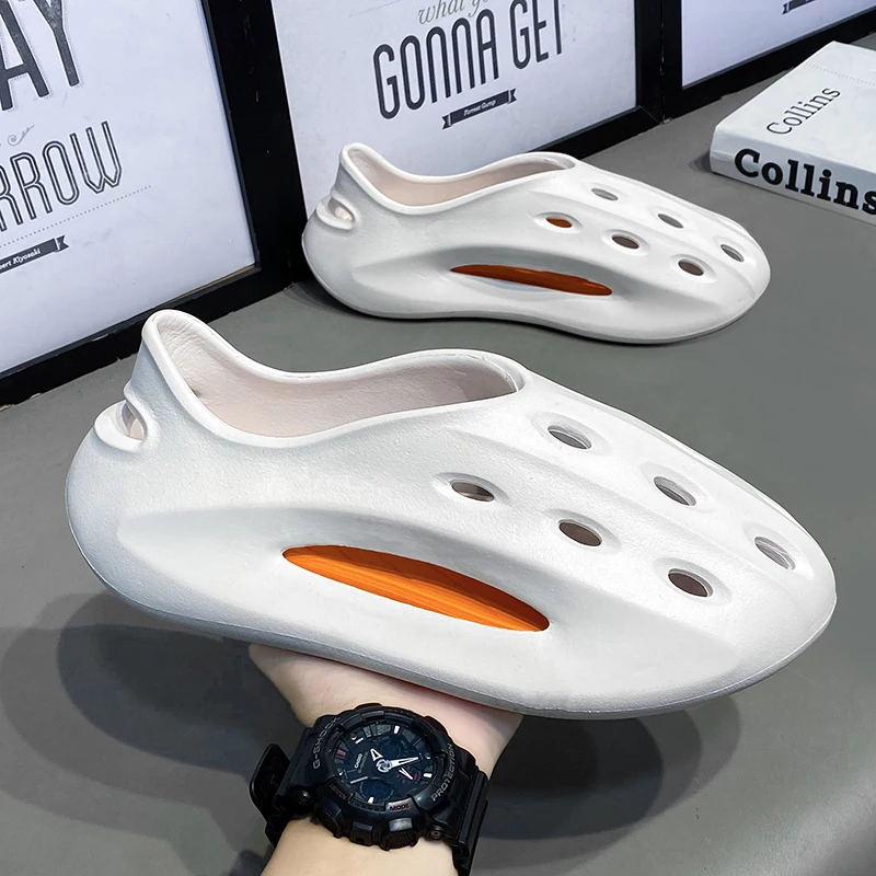 

Мужские летние сандалии с защитой от запаха 2025 года. Износостойкие пляжные сандалии.