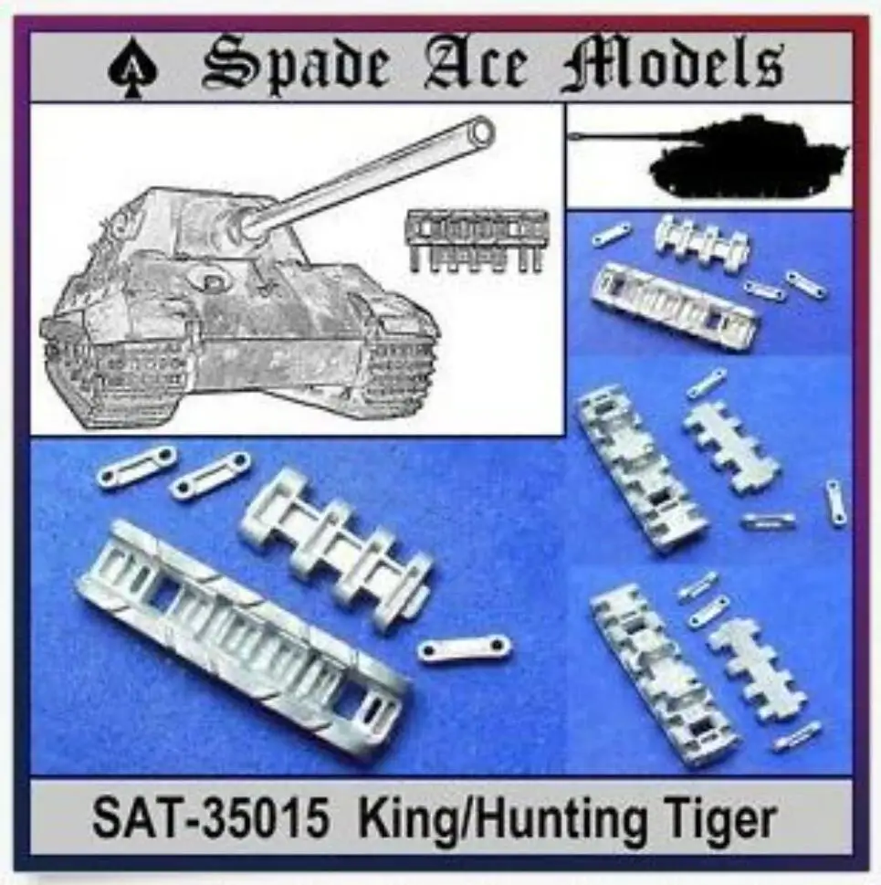 

Spade Ace Models SAT-35015 1/35 Scale Metal Track King Tiger/Jagd Tiger