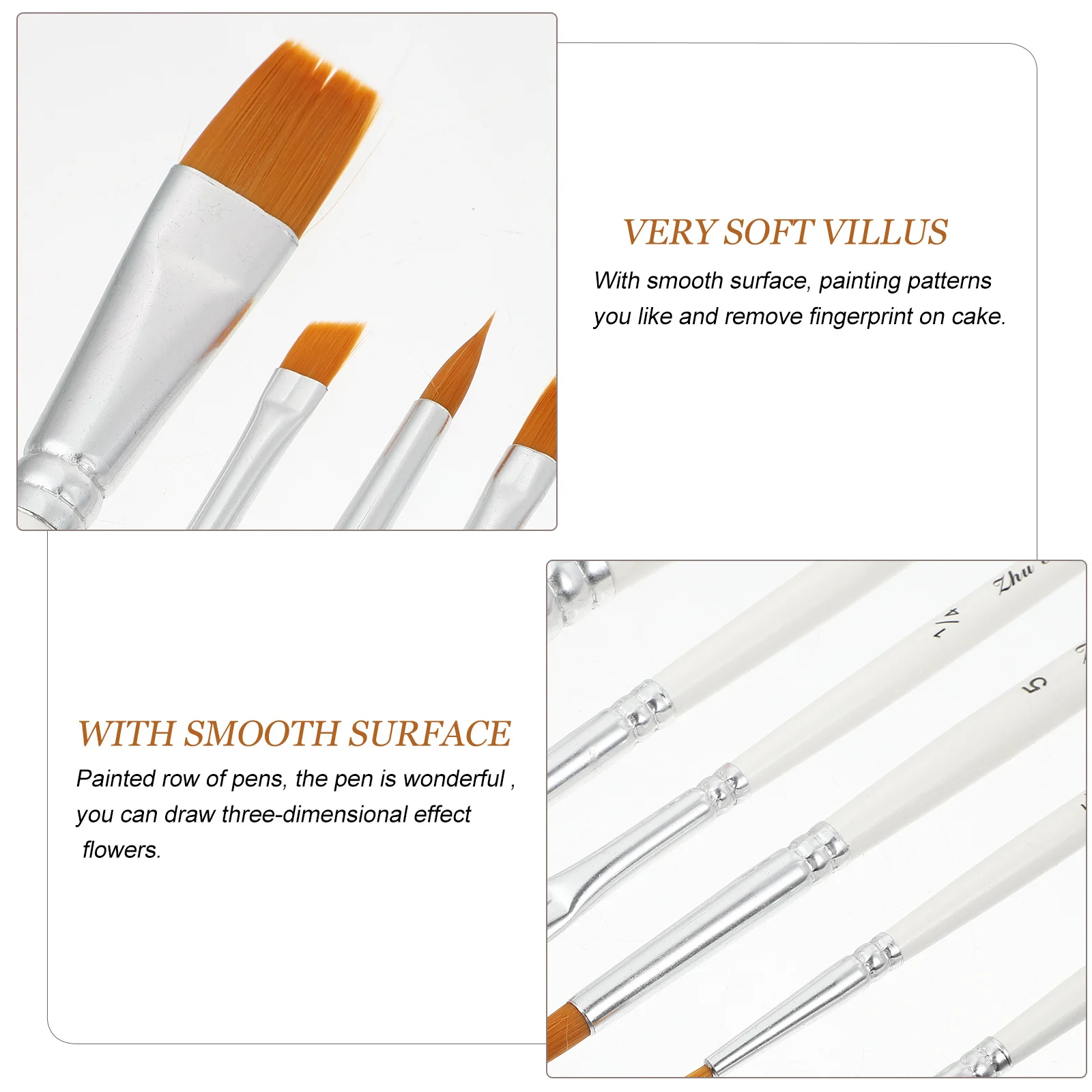 

1Set High-Quality Durable Cake Decorating Tools Fine Carving Pens for 3D White Cake Painting Cookie Scribers