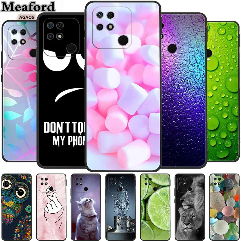 For Xiaomi Redmi 10C Case Cute Silicone TPU Soft Phone Back Cover For Redmi 10C Capa Redmi10C 10 C Funda Gift New Arrivals Coque