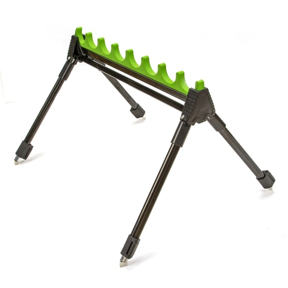 

Green Rig Section Rig Roost Kit Fishing Rod Holder Roost Kit Telescopic Zinc Alloy Long Roost Packs Away Easily