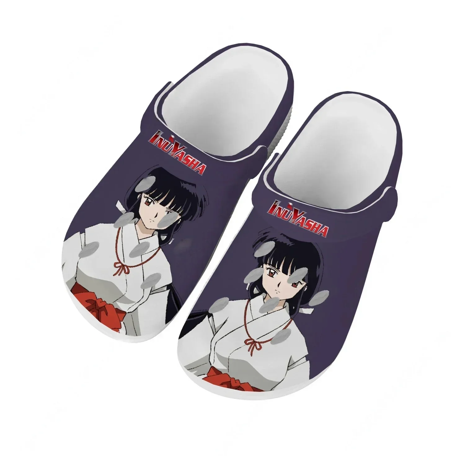 

InuYasha Kikyō Water Shoes Mens Womens Comfortable Home Garden Clogs Customizd Sandals Beach Breathable Hole Slippers