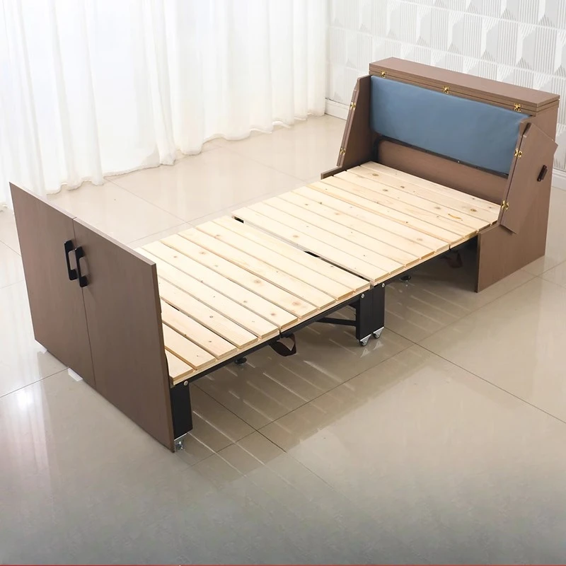

Invisible bed folding bed lunch break office home single double multi-functional retractable study hidden bed small apartment