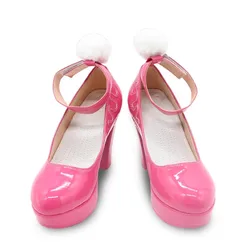 Gioco Cosplay scarpe NIKKE The Goddess of Victory Viper Toxic Rabbit Pink tacchi alti Anime Girl Lolita Bunny PU Prop Comic-Con