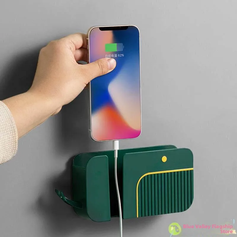 

Creative Luxury Mobile Phone Air Conditioner TV Remote Control Storage Rack Wall Mounted Multi-Function No Drilling Required