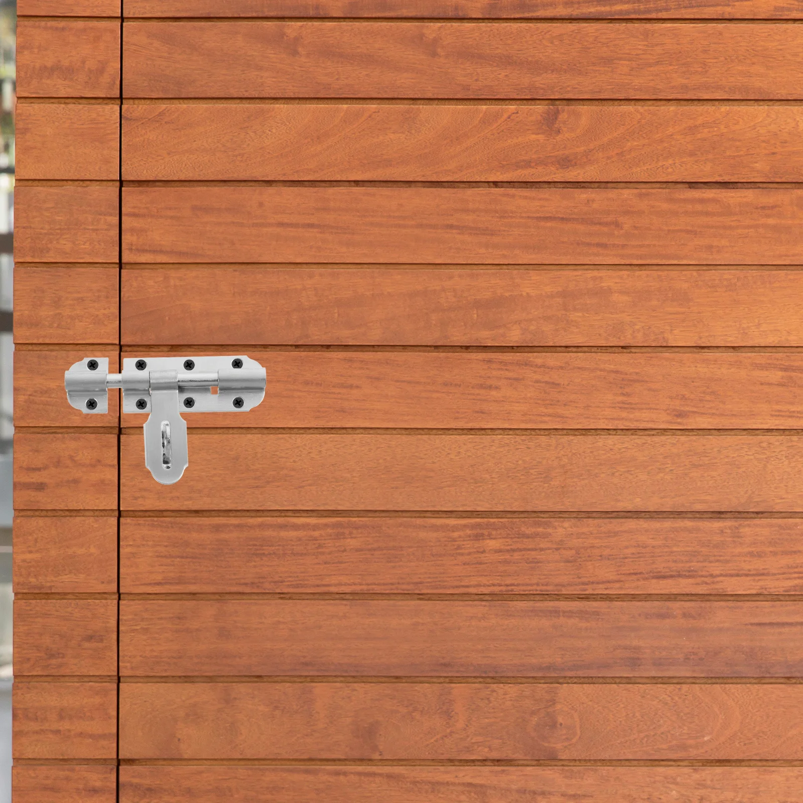 

4 Inch Stainless Steel Barrel Bolt Latch Slide Lock For Doors Heavy Duty Smooth Finish Easy Install Multipurpose Door