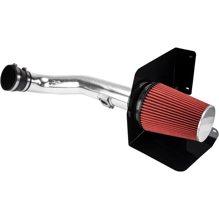 Lufteinlass-Set, Kaltluft-Ansaugrohr-Set, Ersatz für 2009–2013 Silverado 1500 Sierra 1500 5,3 l/6,0 l V8 2009–2013 Escalade/Av