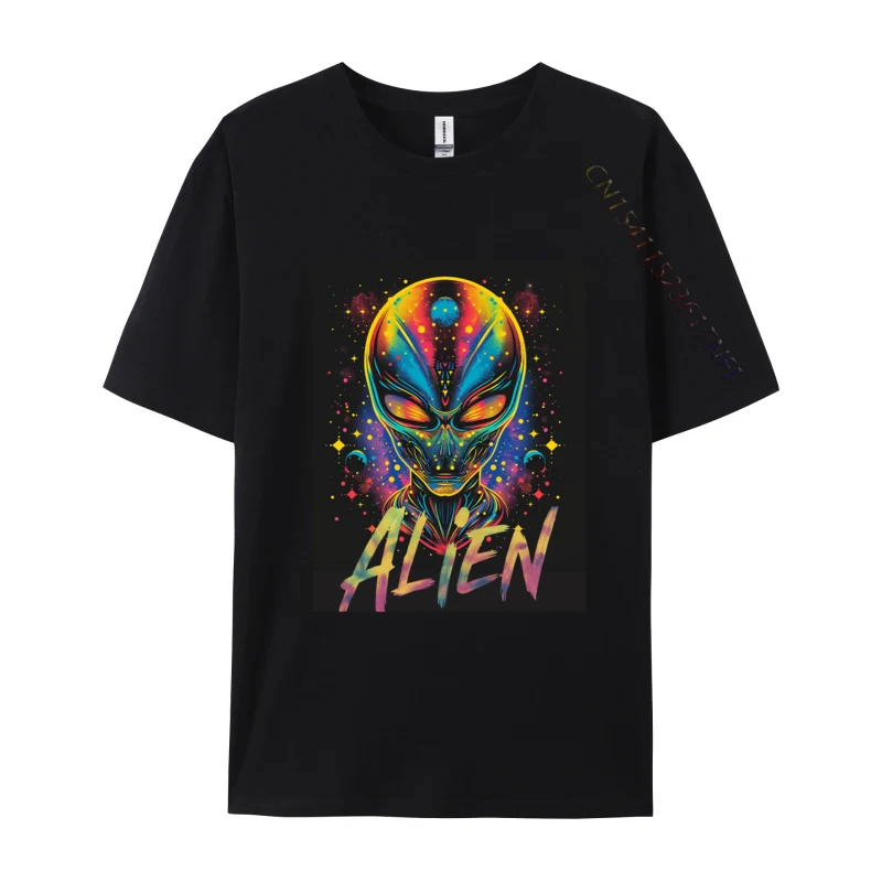 

ALIEN HEAD T-Shirt Personalized T-shirt Prevalent Mens Cotton Tshirts Tops & Tees Colorful 3d Printed T Shirts