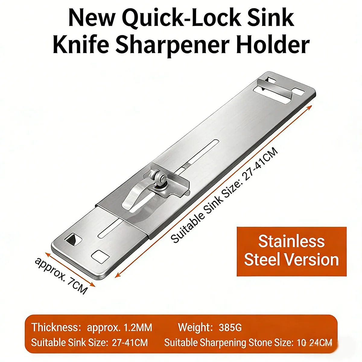 Household kitchen sink, sharpening stone, fixed frame, diamond sand, oilstone, cutting tool, chef's special sharpening tool