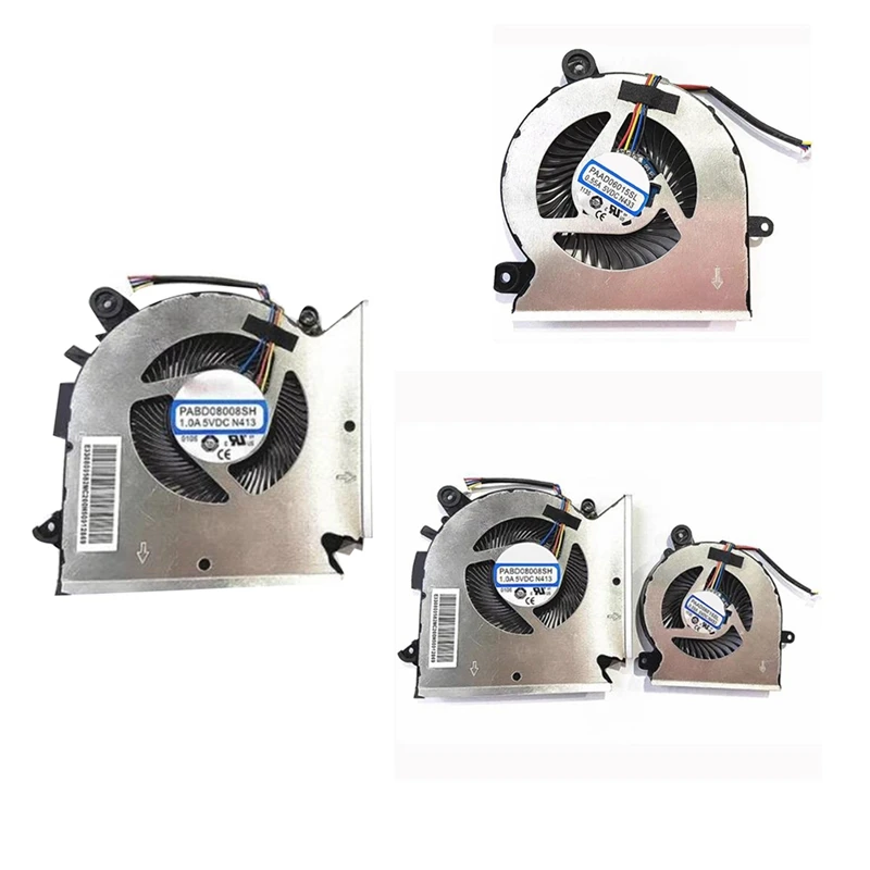Para msi gf63 gf65 MS-16R1/r3/r5 wf65 MS-16W1 w2 multifuncional prático ventilador de refrigeração gpu