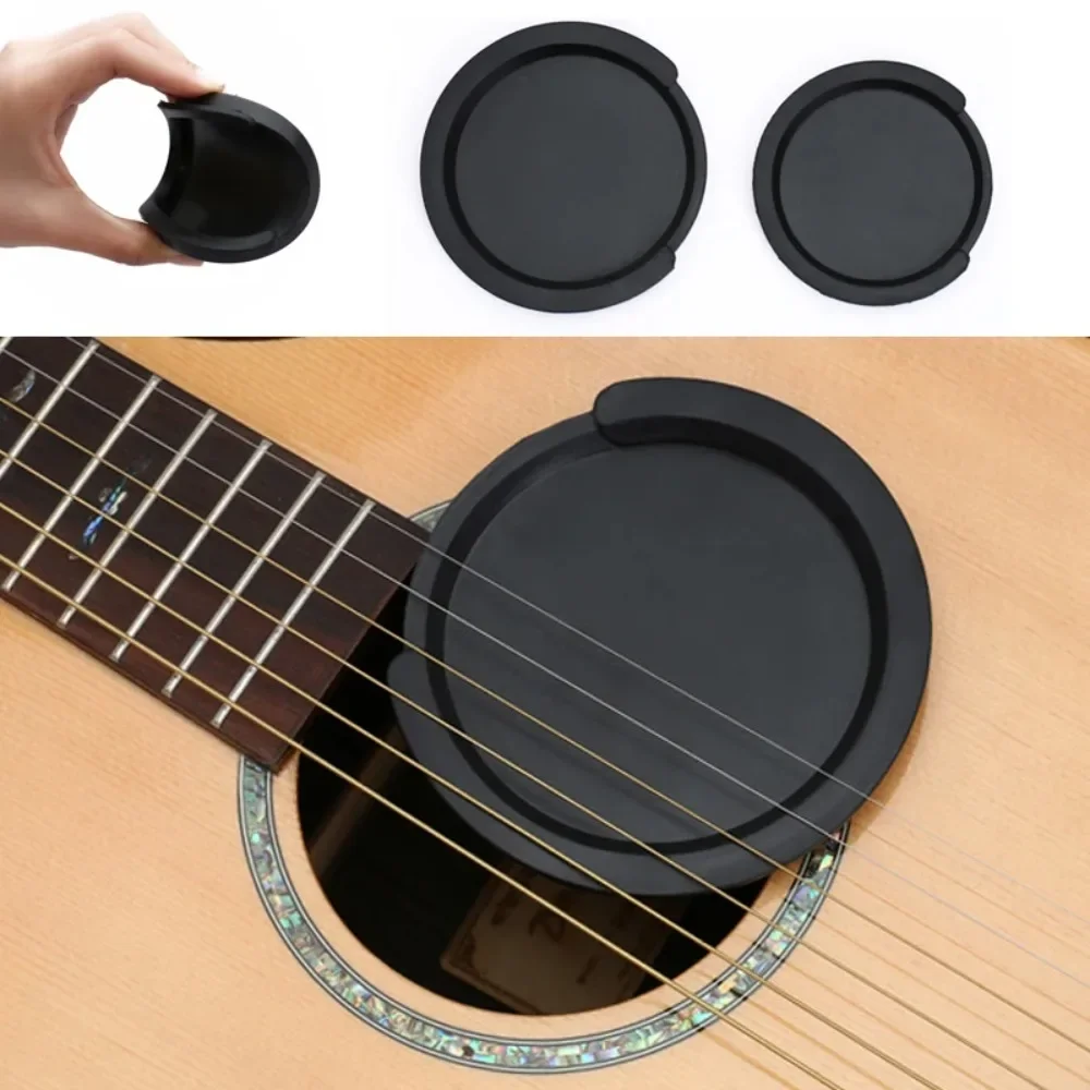 Silicone Classic Guitar Buster Sound Hole Cover Guitar Noise Reduction Guitar Accessories 2 Sizes Buffer Block Stop Plug Parts