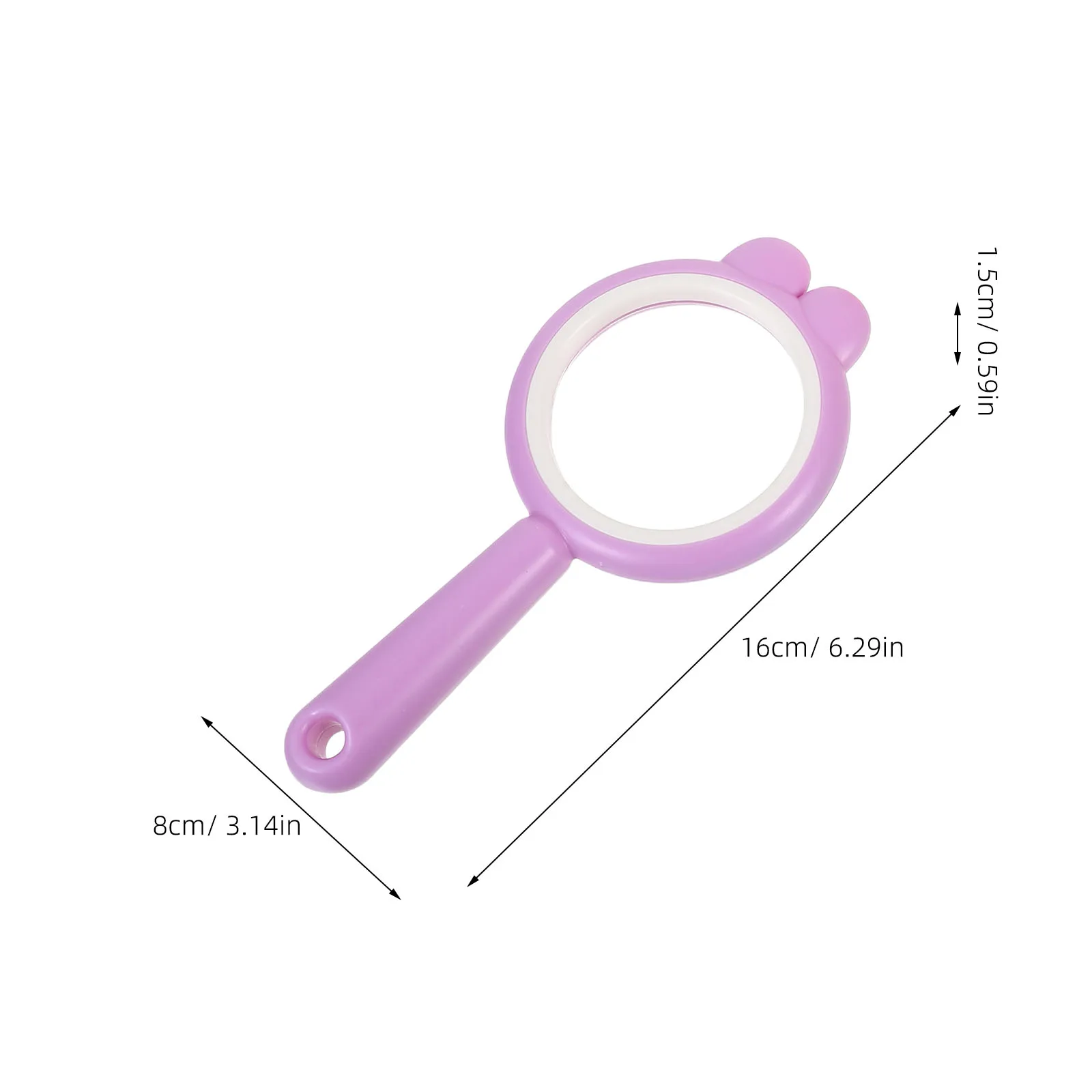4pcs Handheld Magnifier Kids: Mini Plastic Magnifying Glass For Outdoor Exploration Science Class Learning Tool Classroom