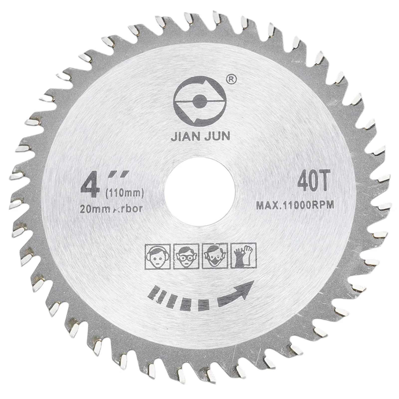 1pc 4in 100mm Circular Saw Blade Wood Cutting Disc 40 Teeth 20mm Bore Cutting Disc Woodworking Saw Blade Wheel Disc