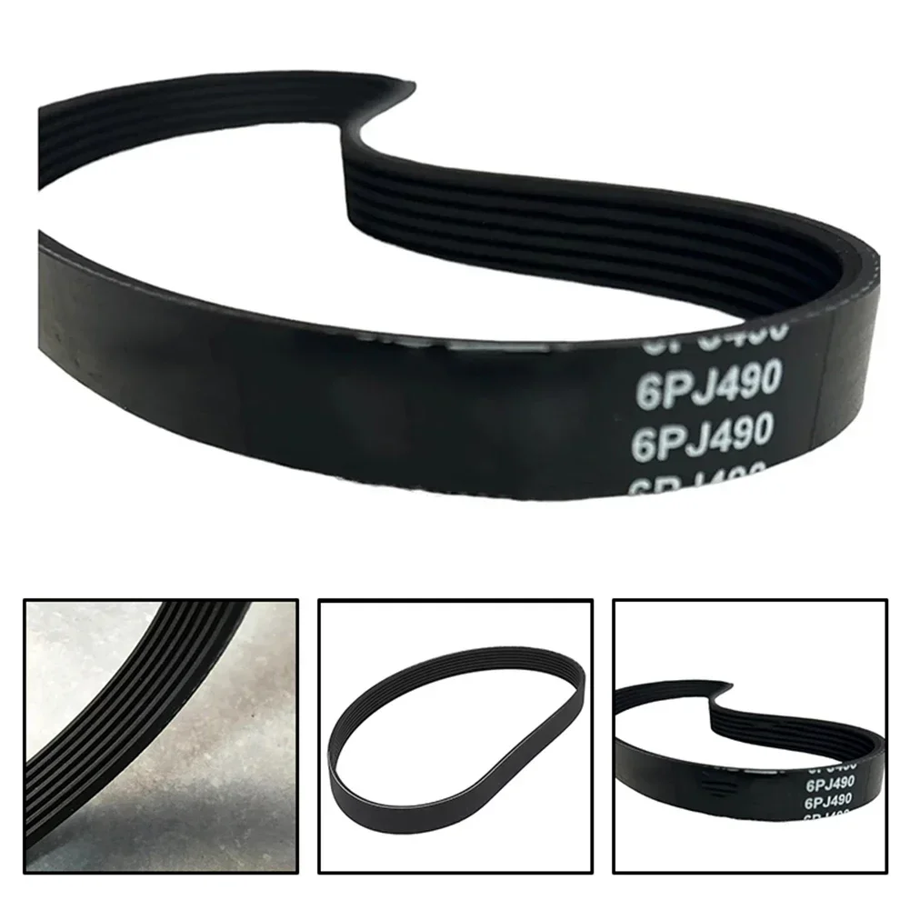 

Lawn Mower Drive Belt Drive Belt 6PJ490 Drive Belt Metric Imperial Outdoor Mowing Quick Replacement For Sovereign Mowers