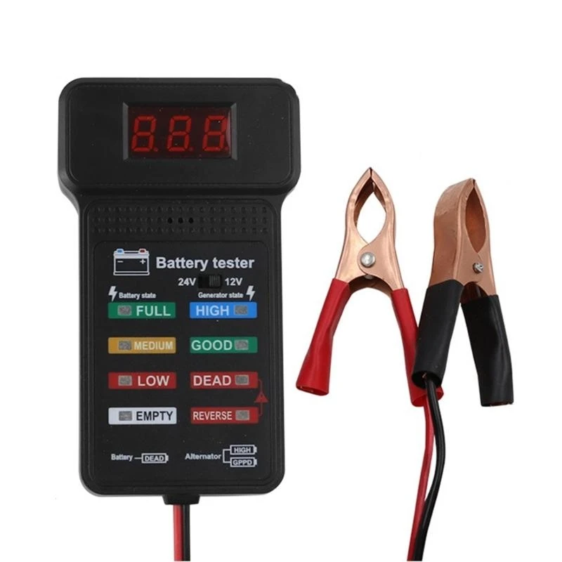Comprehensive Battery Testing Solution Electrical Health Assessment Vehicle Battery Analyzers for 12/24V Vehicles