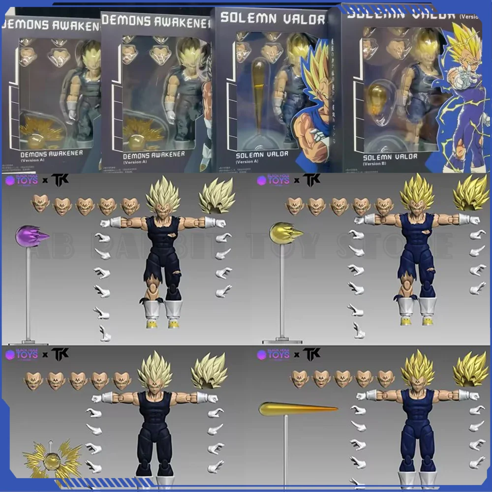 En Stock: Figuras de Acción de Black Hole Toys & Tk Super Saiyan Ssj Majin Vegeta Full Power, Anime Dragon Ball Shf, Modelos de Majin Vegeta
