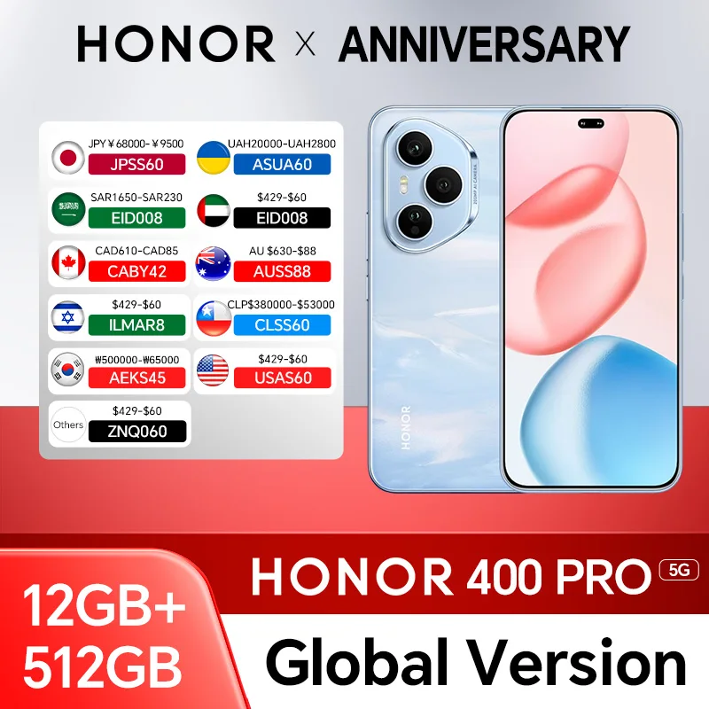 Honor 400 Pro Globa…