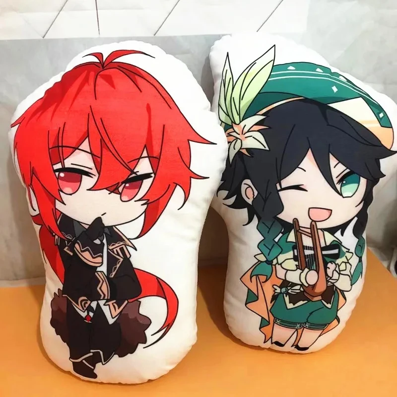 Anime Game Impact Doll Tartaglia Xiao Kaeya Cosplay Doll Toy Plush Dolls Children Christmas Pendant Accessories Gift