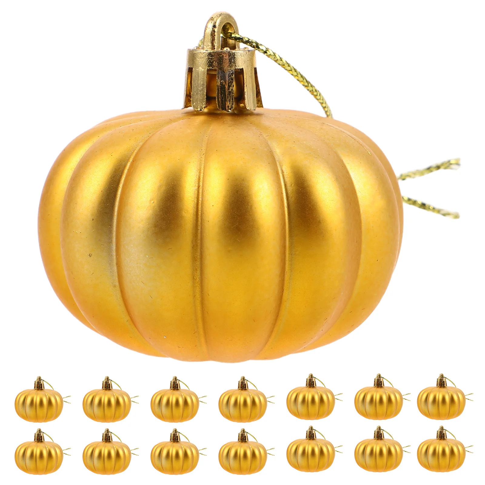 

24Pcs Halloween Pumpkin Ball Ornaments Shatterproof Matte Finish Fall Decorative Hanging Balls for Christmas Tree Party Home