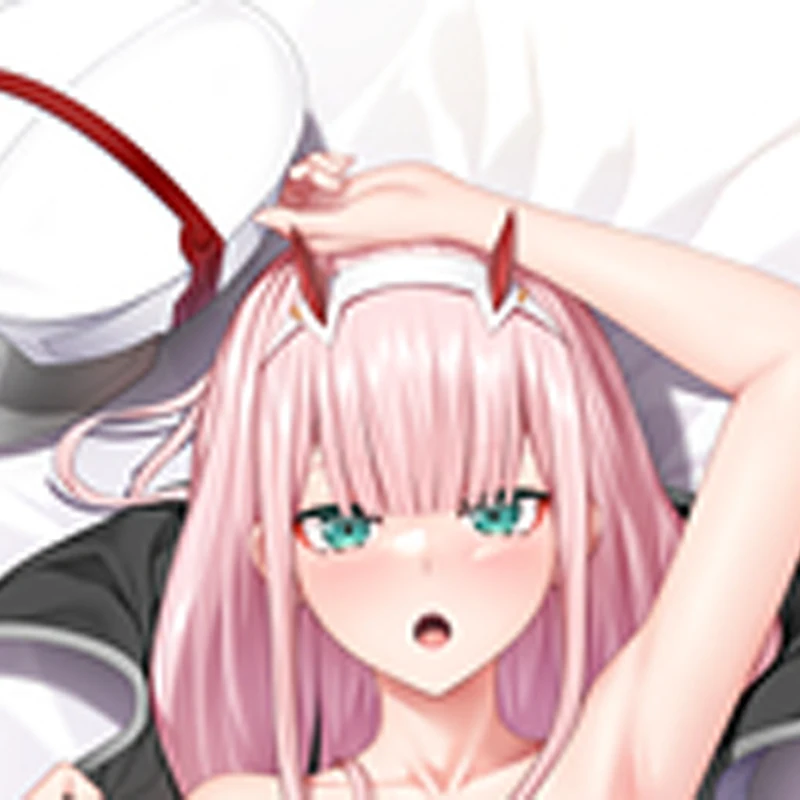 New Pattern Anime Zero Two Dakimakura Hugging Body Pillow Cover Case double-sided printing‌