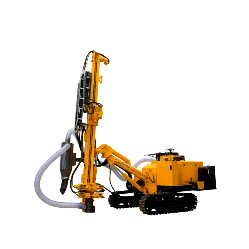 High Working Efficiency Track Drill Borehole Machine Hydraulic Dth Drill Rig Price