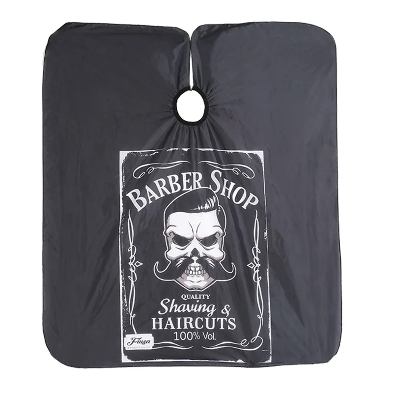 Retro Pattern Haircut Cloth Barber Polyester Apron Hairdressing Waterproof Cape Salon Antistatic Hairdresser Capes Styling Tools