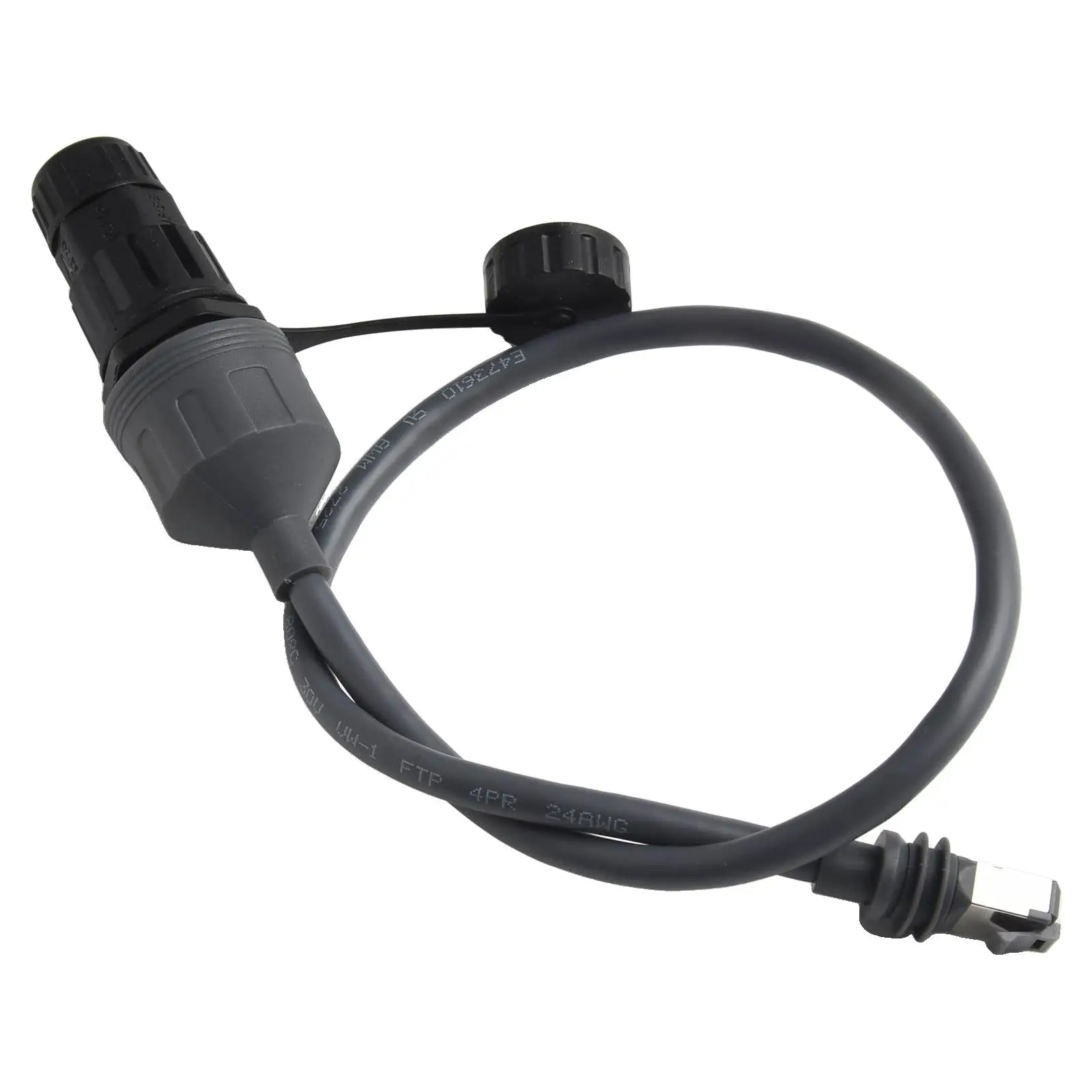 

Plug-and-Play Ethernet Network Coupler IP68 Waterproof Rating Modified PVC Insulation 8 Core Construction Adapter