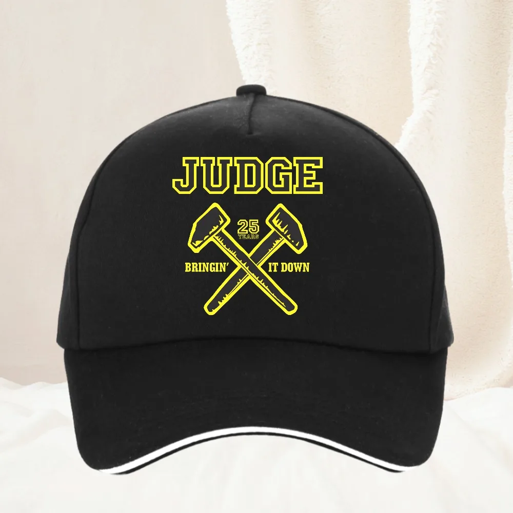 

Judge Bringin It Down 25 Anniversary Hardcore Nyc printing Baseball Caps Unisex Outdoor Adjustable Hat Golf Snapback hat