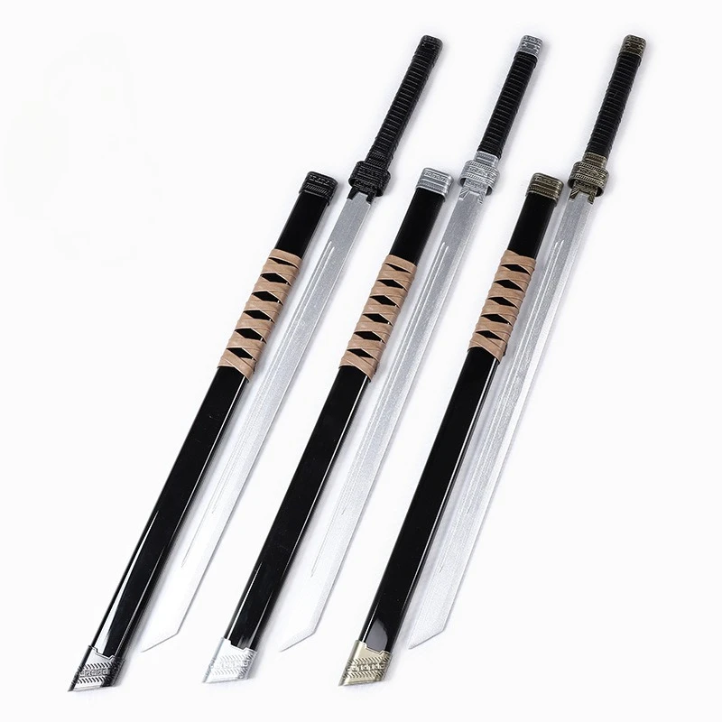 

103cm/40.56in Katana Swords Medieval Model Props Bamboo Cosplay Collectible With Sheath Anime Peripherals Display Party Supplies