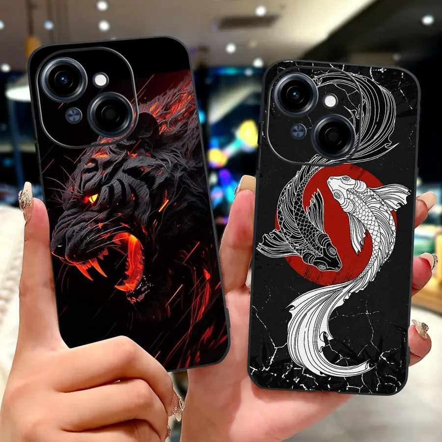 ل Tecno Spark GO 2025 go1 حافظة كرتونية رائعة لينة سيليكون الغطاء الخلفي ل Coque Tecno Pop9 غطاء Tecno Sparkgo 2025 قذائف #4