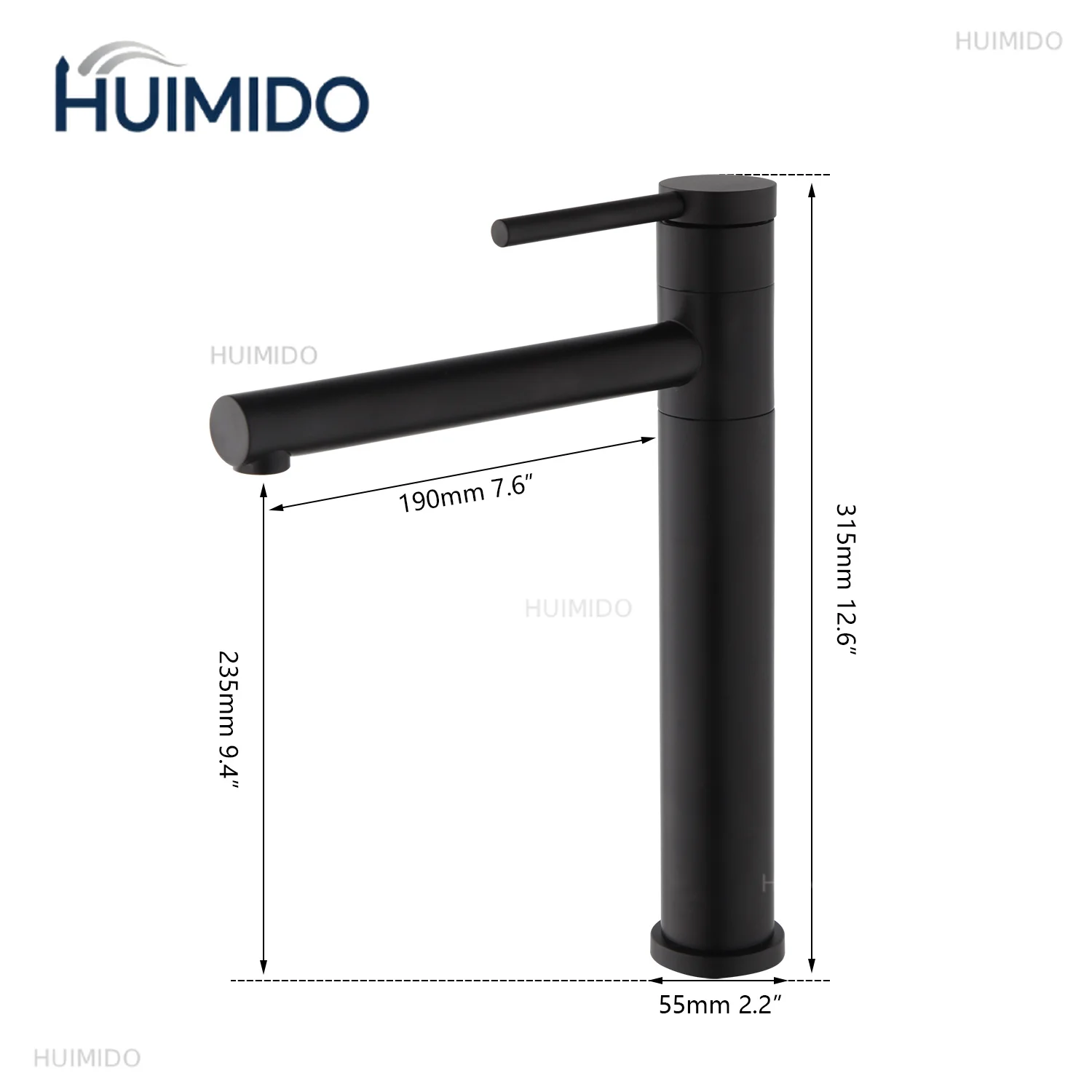 Nickel Brush Bathroom Basin Mixer Faucet Black 360 Swivel Wash Sink Mixer Tap Stream Spray Counter Top Hot & Cold Mixer