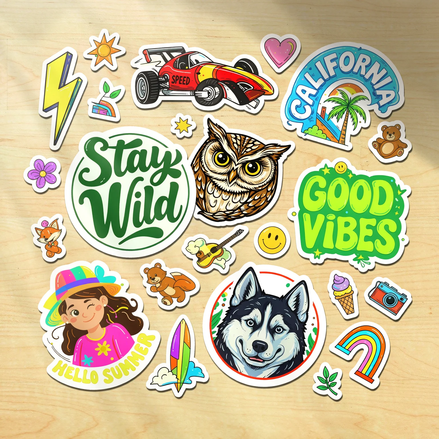 100pcs Custom Stickers PVC Waterproof Die Cut Vinyl Personalized Logo Design Brand Glossy Matte For Business Gift Box Packaging