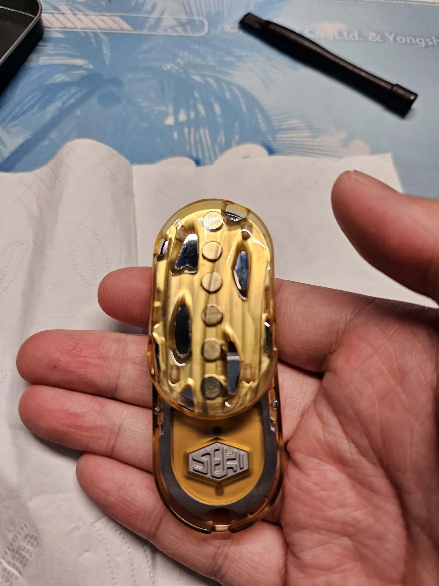 Used SEKI Legg Lag to push the PEI version EDC decompression toy