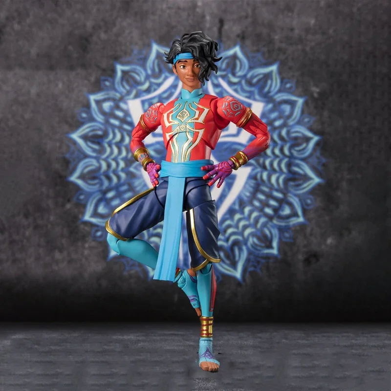 Bandai Originale Genuino Figura Spider-Man: Across The Spider-Verse Modello Kit SHF Spider Man India Action Figure Collection Modello